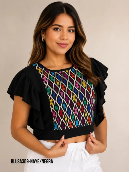 BLUSA359-NAYE/NEGRA