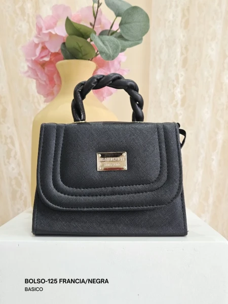 BOLSO-125 FRANCIA/NEGRA