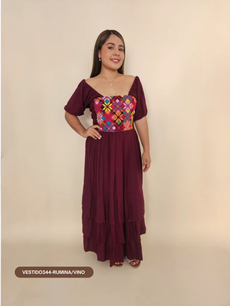 VESTIDO344-RUMINA/VINO