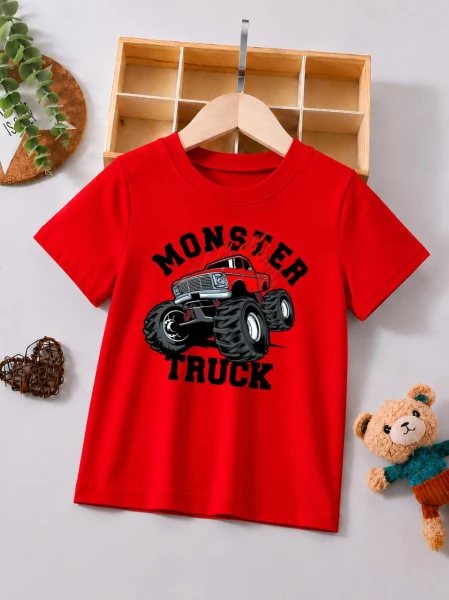 ROPA-418 TRUCKKIDS/ROJO