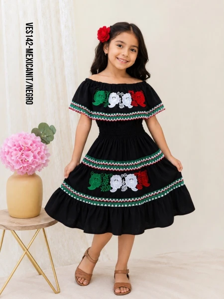VES142-MEXICANIT/NEGRO