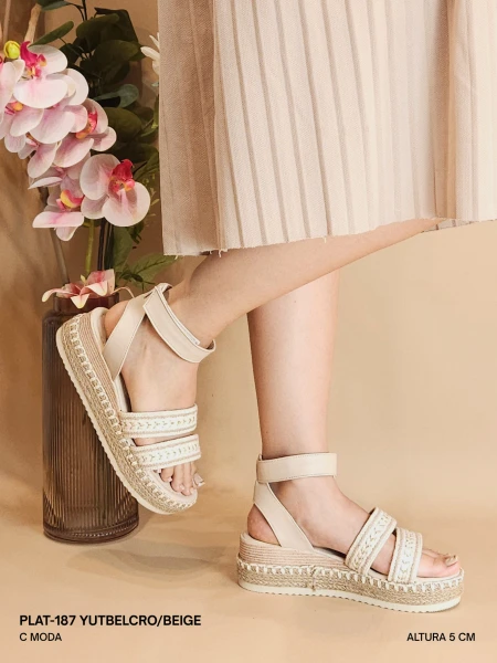 PLAT-187 YUTBELCRO/BEIGE