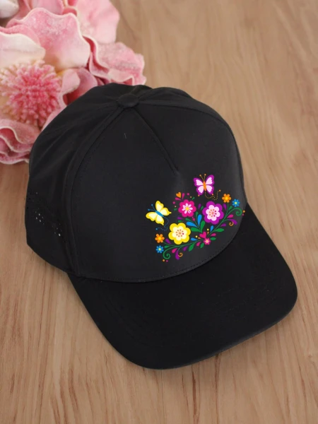 GORRA-018 MARIPOSA/NEGRA