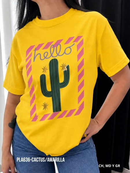 PLA636-CACTUS/AMARILLA