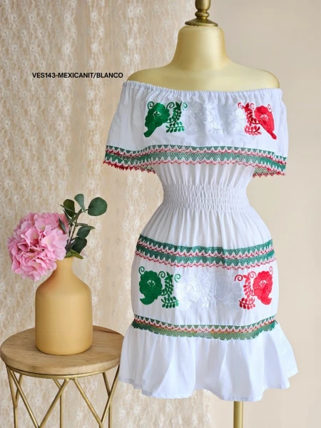 VES143-MEXICANIT/BLANCO