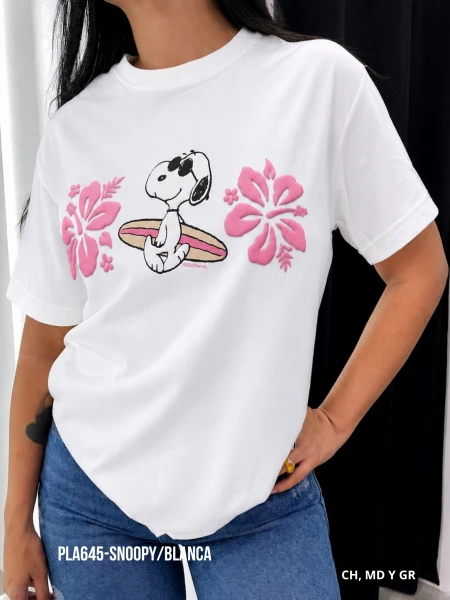 PLA645-SNOOPY/BLANCA