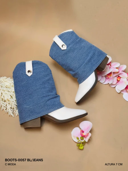 BOOTS-0057 BL/JEANS