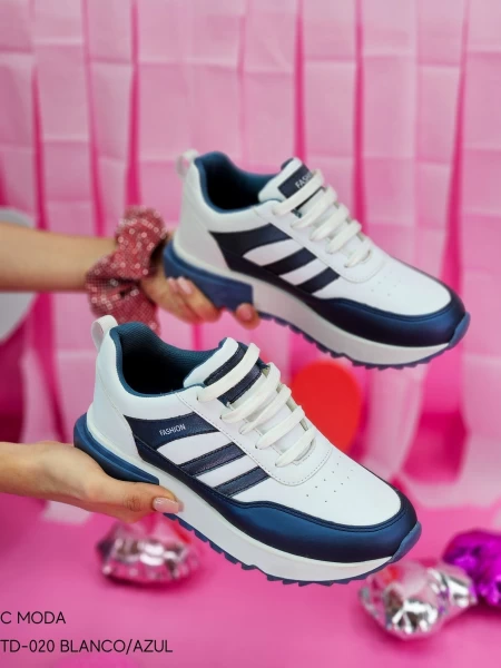 TD-020 BLANCO/AZUL