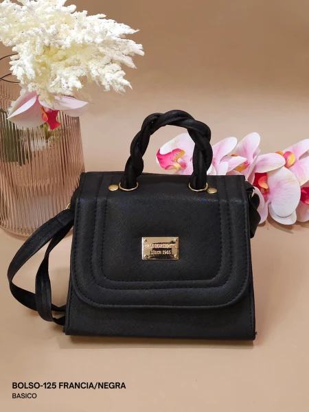 BOLSO-125 FRANCIA/NEGRA