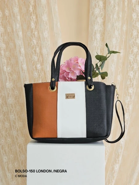 BOLSO-150 LONDON /NEGRA