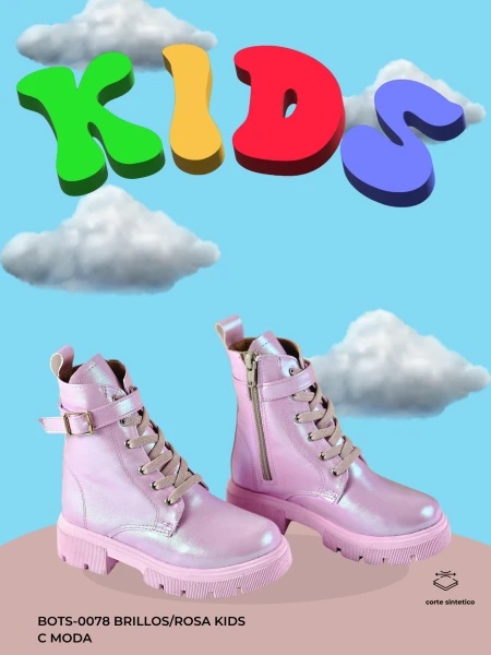 BOTS-0078 BRILLOS/ROSA KIDS