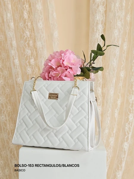 BOLSO-153 RECTANGULOS/BLANCOS