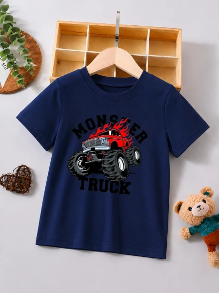 ROPA-422 TRUCKKIDS/AZUL