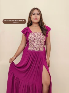 VESTIDO290-DANITA/BUGAMBILIA