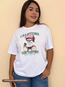 PLAYERA322-CHAMPIONS/BLANCA