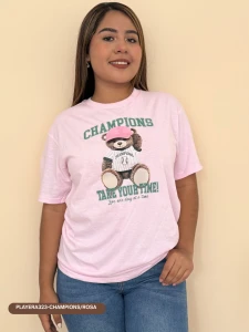 PLAYERA323-CHAMPIONS/ROSA