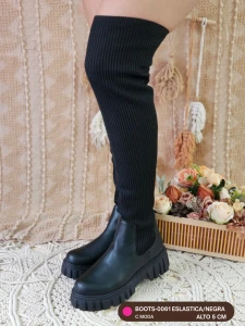 BOOTS-0061 ESLASTICA/NEGRA