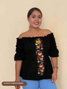 BLUSA272-SAMANTA/NEGRO