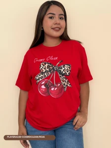 PLAYERA339-COSMOCLEAN/ROJA