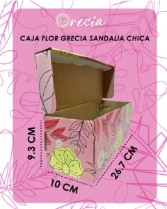 CAJA FLOR GRECIA SANDALIA CH 26.7*10*9.3
